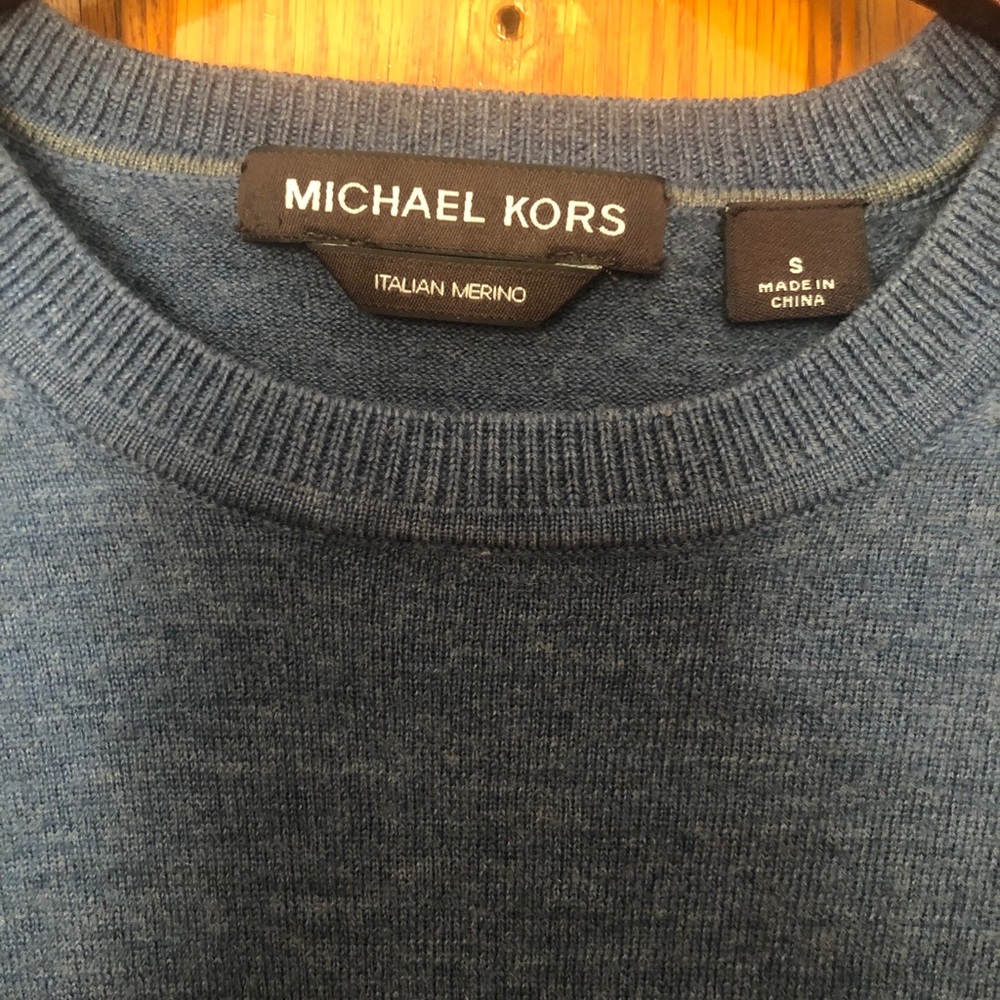 Michael Kors Men’s Merino Wool Crew Sweater